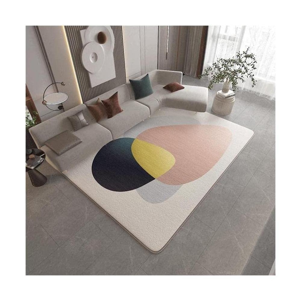VNABO Heated Area Rug Carbon Crystal Electric Heated Floor Retro Style Heated Floor Mats Ultra Soft Indoor Electric Heated Floor