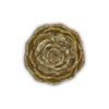 HomeRoots 5" Gold Novelty Metal Handmade Tray view 2