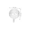 1 Set Spherical Torus Bouquet Holder Candy Cover Case Valentine's Day Supplies Candy Holder Dessert Stand Supply Chocolate Support Lidded Candy Cup Flower Shop Supplies view 2