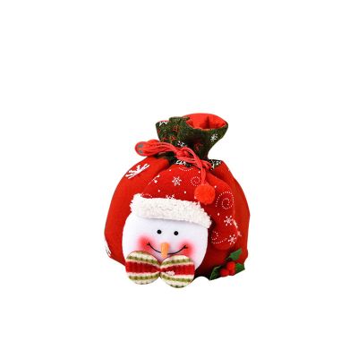 10Pack Christmas Santa Sack Children Xmas Gifts Candy Stocking Bag Exquisite Santa Claus Christmas Candy Bag,A