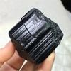 HXSCOO 300g Rough Natural Black Tourmaline Tumbled Raw Gemstone Specimen Irregular Crystal Healing Collection Magnetism Stone (Size : 300-400g) view 2