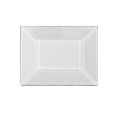 1.5"X2.5" REC. Clear Glass Bevel 10 Pack