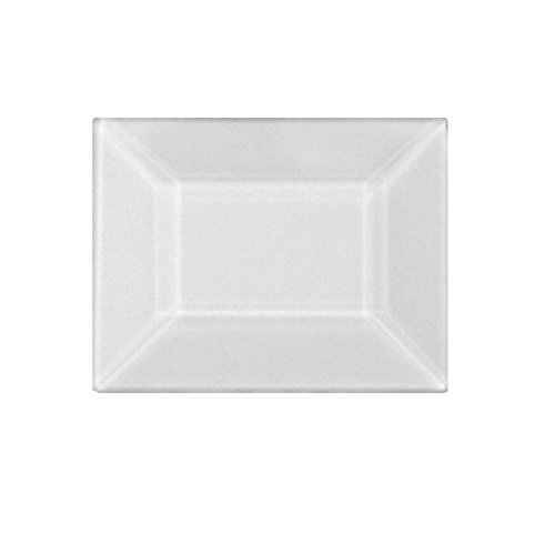 1.5"X2.5" REC. Clear Glass Bevel 10 Pack