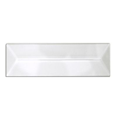 1" X 5" REC.Clear Peaked Glass Bevel 10 PK.