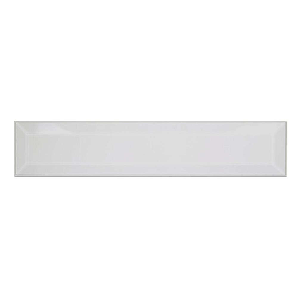 2"x10" Clear Rectangle Glass Bevel 10 Pack