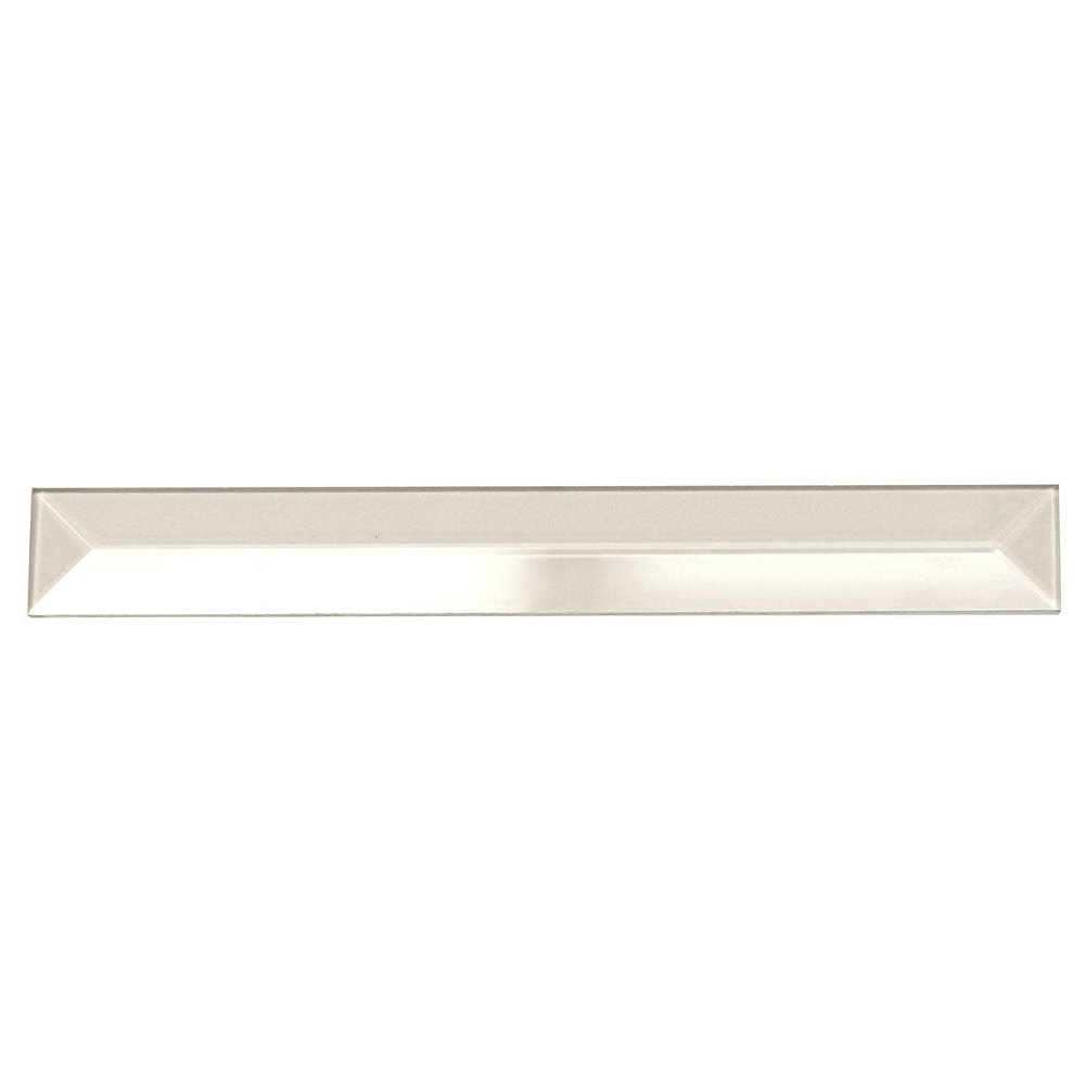 1" X 9" REC.Clear Peaked Glass Bevel 10 PK.