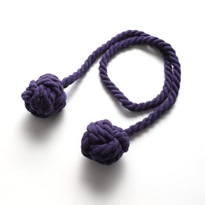 Curtain Holders Double-Ball Curtain Strap Curtain Strap Binding Ball,Purple,2 PCS
