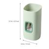 Hoement Toothpaste Squeeze Dispenser for Boys and Girls 2-Piece Pp Wall-Mounted Toothpaste Holder Non-Punching Easy to Use view 3