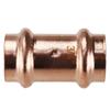 3/4 in. Copper Press x Press Pressure Coupling with Dimple Stop Jar (20-Pack) view 4