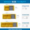 Meliusly Heavy Duty Couch Cushion Support for Sagging Cushions (21x48) Reinforced Plywood Sofa Cushion Support Board for Sagging Seat, Deep Couch Supporter for Under the Cushions, Loveseat Saver view 3