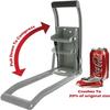 16oz Can Crusher Wall Mount Aluminum Pop Beer EZ Crush Recycling Bottle Opener view 2