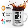 66th Birthday Camper Mug 12oz - Made In 1957 - Turning 66 Year Old Gifts Vintage Dude Grandma Grandpa Party Supplies view 4