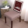8 Pcs Dining Chair Covers Stretch Spandex Slipcovers Farm Truck Love Heart Red Lattice Happy Valentine's Day Removable Washable Dining Room Seat Cover Cushion Protector for Hotel Car Sweetheart view 2