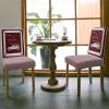 8 Pcs Dining Chair Covers Stretch Spandex Slipcovers Farm Truck Love Heart Red Lattice Happy Valentine's Day Removable Washable Dining Room Seat Cover Cushion Protector for Hotel Car Sweetheart view 3