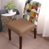 8 Pcs Dining Chair Covers Stretch Spandex Slipcovers Mid Century Semicircle Abstract Removable Washable Dining Room Seat Cover Cushion Protector for Hotel Nordic Style Half Circle Retro Art view 2