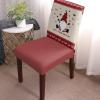 6 Pcs Dining Chair Covers Stretch Spandex Slipcovers Gnome Red Sweetheart Gingham Vintage Linen Valentine's Day Removable Washable Dining Room Seat Cover Cushion Protector for Hotel Romantic Heart view 2