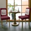 8 Pcs Dining Chair Covers Stretch Spandex Slipcovers Gnome Holding Love Valentine's Day Removable Washable Dining Room Seat Cover Cushion Protector for Hotel Banquet Cute Dwarf Black Buffalo Check view 3