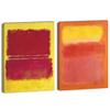 2Pcs Canvas Painting Mark Rothko Posters And Prints Colorful Stretched Giclee Print On Canvas-Famous Paintings Fine Art Poster-Reproduction Wall Decor Ready to Hang85x119cm33x47inch,Framed,18 view 1