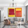 2Pcs Canvas Painting Mark Rothko Posters And Prints Colorful Stretched Giclee Print On Canvas-Famous Paintings Fine Art Poster-Reproduction Wall Decor Ready to Hang85x119cm33x47inch,Framed,18 view 2