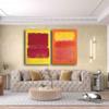 2Pcs Canvas Painting Mark Rothko Posters And Prints Colorful Stretched Giclee Print On Canvas-Famous Paintings Fine Art Poster-Reproduction Wall Decor Ready to Hang85x119cm33x47inch,Framed,18 view 3