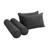 Cover ONLY Model V4 Twin Velvet Same Pipe Indoor Daybed Cushion Bolster - AD350 view 3