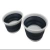 SAMMART 7.5L (1.98 Gallon) Collapsible Tub - Foldable Dish Tub - Portable Washing Basin - Space Saving Plastic Washtub (Grey/Slate Grey (Set of 2)) view 1