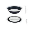 SAMMART 7.5L (1.98 Gallon) Collapsible Tub - Foldable Dish Tub - Portable Washing Basin - Space Saving Plastic Washtub (Grey/Slate Grey (Set of 2)) view 2