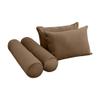 Cover ONLY Model V4 Twin Velvet Same Pipe Indoor Daybed Cushion Bolster - AD308 view 3