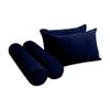 Cover ONLY Model V4 Twin Velvet Same Pipe Indoor Daybed Cushion Bolster - AD373 view 3
