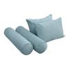 Cover ONLY Model V4 Twin Velvet Same Pipe Indoor Daybed Cushion Bolster - AD355 view 3