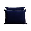 Cover ONLY Model V4 Twin Velvet Contrast Indoor Daybed Cushion Bolster - AD373 view 4
