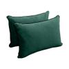 Cover ONLY Model V4 Twin Velvet Contrast Indoor Daybed Cushion Bolster - AD317 view 4
