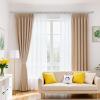 1 Inch Double Curtain Rods 72 to 144 Inches (6 to 12 ft), USFOOK Silver Drapery Rods for Windows, Telescoping Dual Curtain Rod with Translucent Finials, Decoration for Home view 2