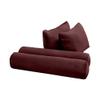 SLIPCOVER ONLY Same Pipe Twin Style V4 Velvet Indoor Daybed Bolster Pillow AD368 view 3
