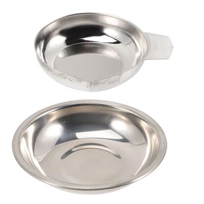 Zerodeko Stainless Steel Diamond Scale Tray for Mini Digital Scales - Compact Weighing Pan for Jewelry Powder and Laboratory Use
