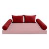 SLIPCOVER ONLY Same Pipe Twin Style V4 Velvet Indoor Daybed Bolster Pillow AD369 view 2