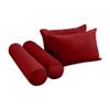 SLIPCOVER ONLY Same Pipe Twin Style V4 Velvet Indoor Daybed Bolster Pillow AD369 view 3