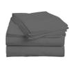 100% Natural Cotton Queen Sheets Deep Pocket Cotton, 800 Thread Count Dark Grey 4 Piece, Sheet Set, Solid Sateen Weave, 24" Deep Pocket (Fits Upto 18" to 24" Mattress) Bedding Sheets & Pillowcases view 2