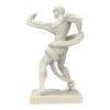 an Athlete Wrestling with a Python Man Snake Cast Marble Statue Sculpture 12.6in view 2