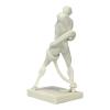 an Athlete Wrestling with a Python Man Snake Cast Marble Statue Sculpture 12.6in view 3