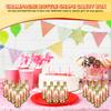 STOBOK 20pcs Champagne Candy Bottle Container Wedding Candy Box Champagne Bottle Favor Containers Plastic s Golden Clear Party Box view 3
