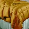 Queen Comforter Set Satin Mustard 600 GSM Queen Size Comforter Set (Comforter + 2 Pillowcases) Comforter for Queen Size Bed view 1