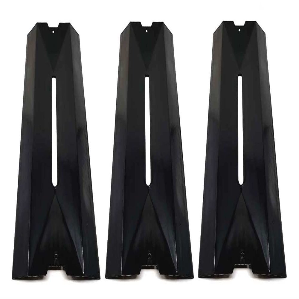 Replacement Porcelain Steel Heat Plate/Flame Tamer for G53507, G53508, 85-3110-8, 85-3111-6, 85-3122-0, G53502, G53503, Gas Models (3pk)