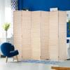6 Panels Bamboo Room Divider Room Dividers and Folding Privacy Screens 72 Inch Partitions and Dividers Freestanding with Privacy Partition Portable Foldable Privacy Screen for Home, Office(Natural) view 1