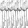 Anjali Enterprises Cutlery Stainless Steel Dinner Forks with Round Edge, Set of 12 view 3