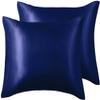 King Comforter Set Satin Navy Blue 600 GSM King Size Comforter Set (Comforter + 2 Pillowcases) Comforter for King Size Bed view 2