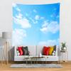 BELECO Blue Sky Tapestry Wall Hanging 118x78 Inch White Clouds Tapestry Backdrop Art Wall Decor Blue Sky Ceiling Wall Decorations Clear Sunny Sky Cloud Tapestry for Bedroom Living Room Dorm Decor view 4