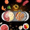 Multi-function Electric Hot Pot with Grill, Smokeless Shabu Korean BBQ Grill for Indoor Outdoor Simmer, Boil, Fry, Roast, 110V view 2