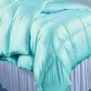 Oversized Queen Comforter Satin Silk 1 PC Aqua Blue 600 GSM Comforter for Oversized Queen Size Bed view 1
