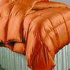 Oversized Queen Comforter Satin Silk 1 PC Brick Red 600 GSM Comforter for Oversized Queen Size Bed view 1